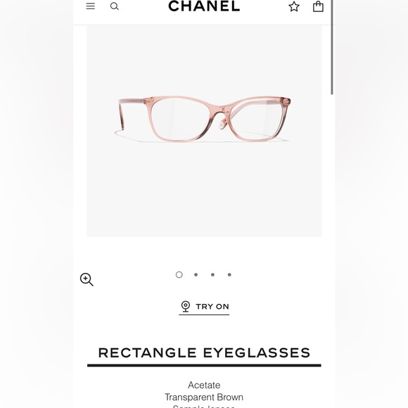 Chanel Rectangle Eyeglasses 👓 - Picture 4 of 8